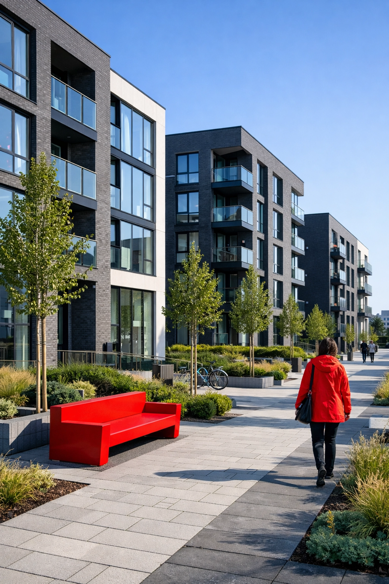Modern residential building in the Gorbals, G5 Glasgow, showcasing urban regeneration and rising property values.