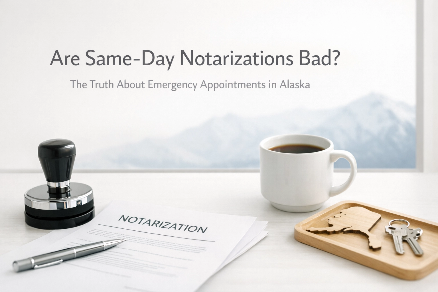 [HERO] Are Same-Day Notarizations Bad? The Truth About Emergency Appointments in Alaska