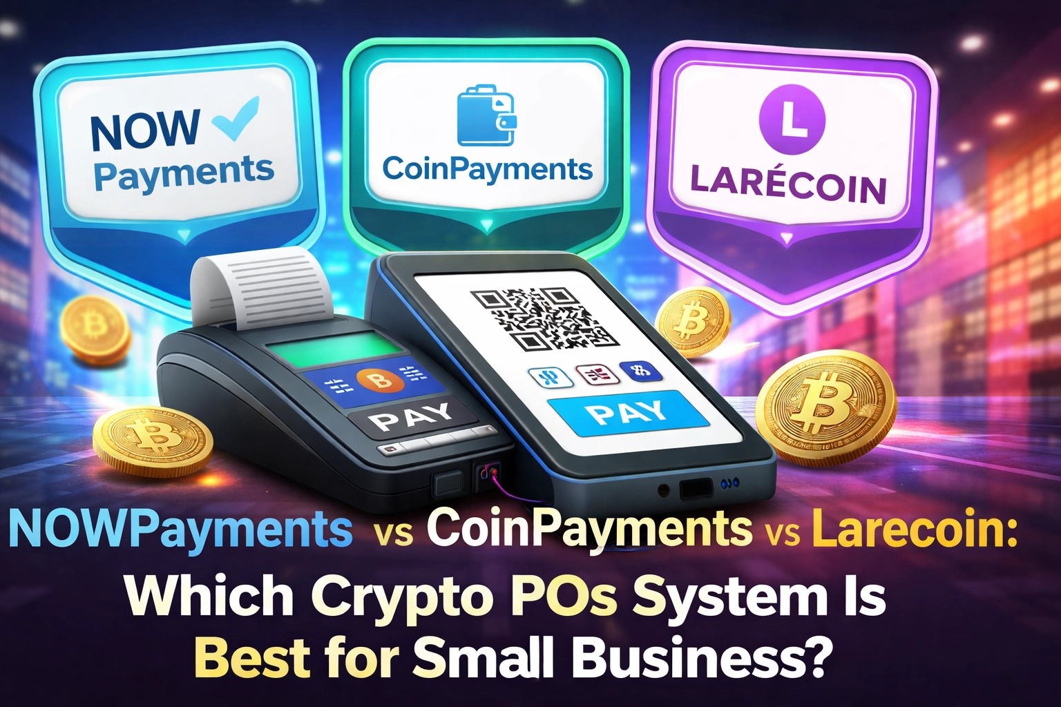 [HERO] NOWPayments vs CoinPayments vs Larecoin: Which Crypto POS System Is Best for Small Business?