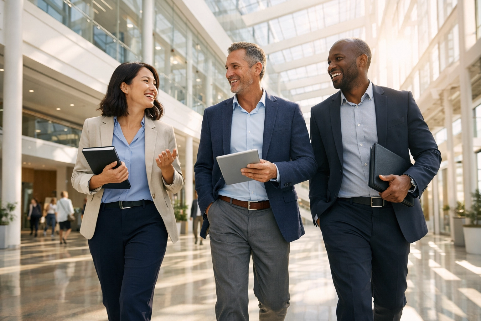 Business leaders discussing a ServiceNow consulting services roadmap for digital transformation.