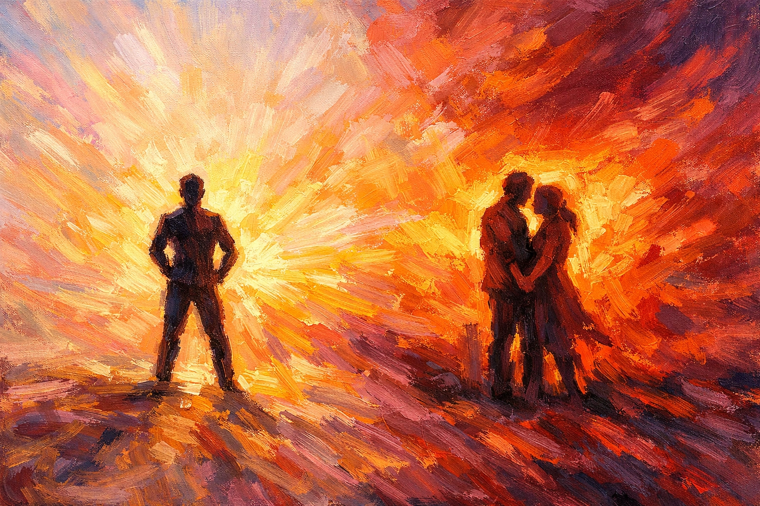 Visual journey from self-love to romantic relationship, showing ME to WE transformation