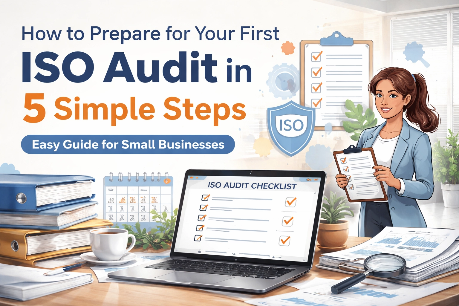 [HERO] How to Prepare for Your First ISO Audit in 5 Simple Steps (Easy Guide for Small Businesses)