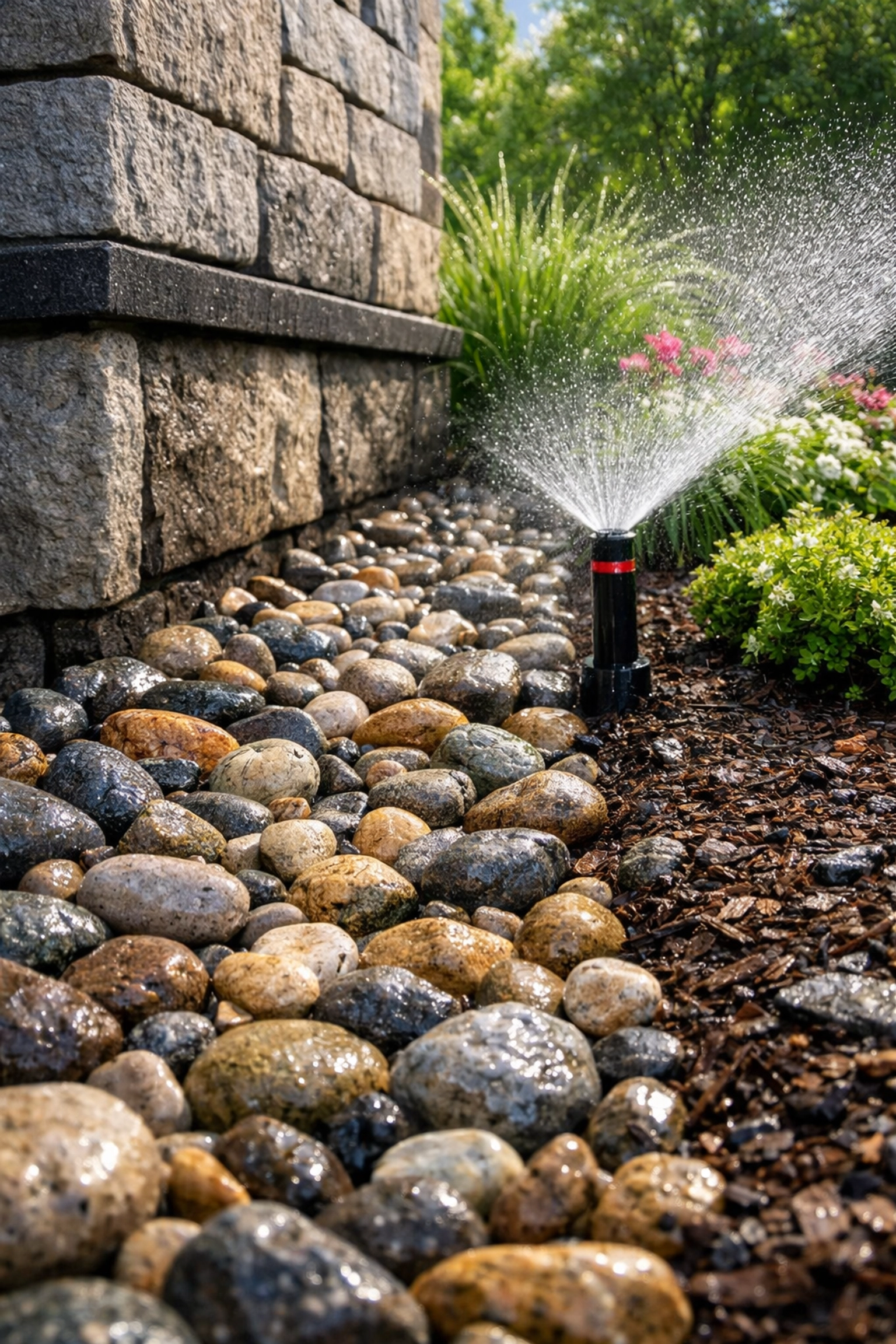 Drainage system installation and lawn care ooltewah tn services to maintain a healthy and dry landscape.