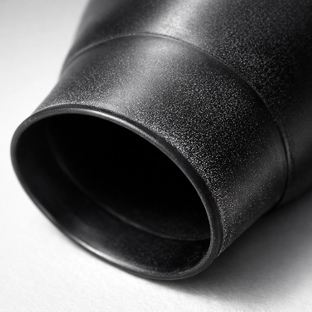 Latexmanschette eines Trockentauchanzugs behandelt mit schützendem Talkumpuder.