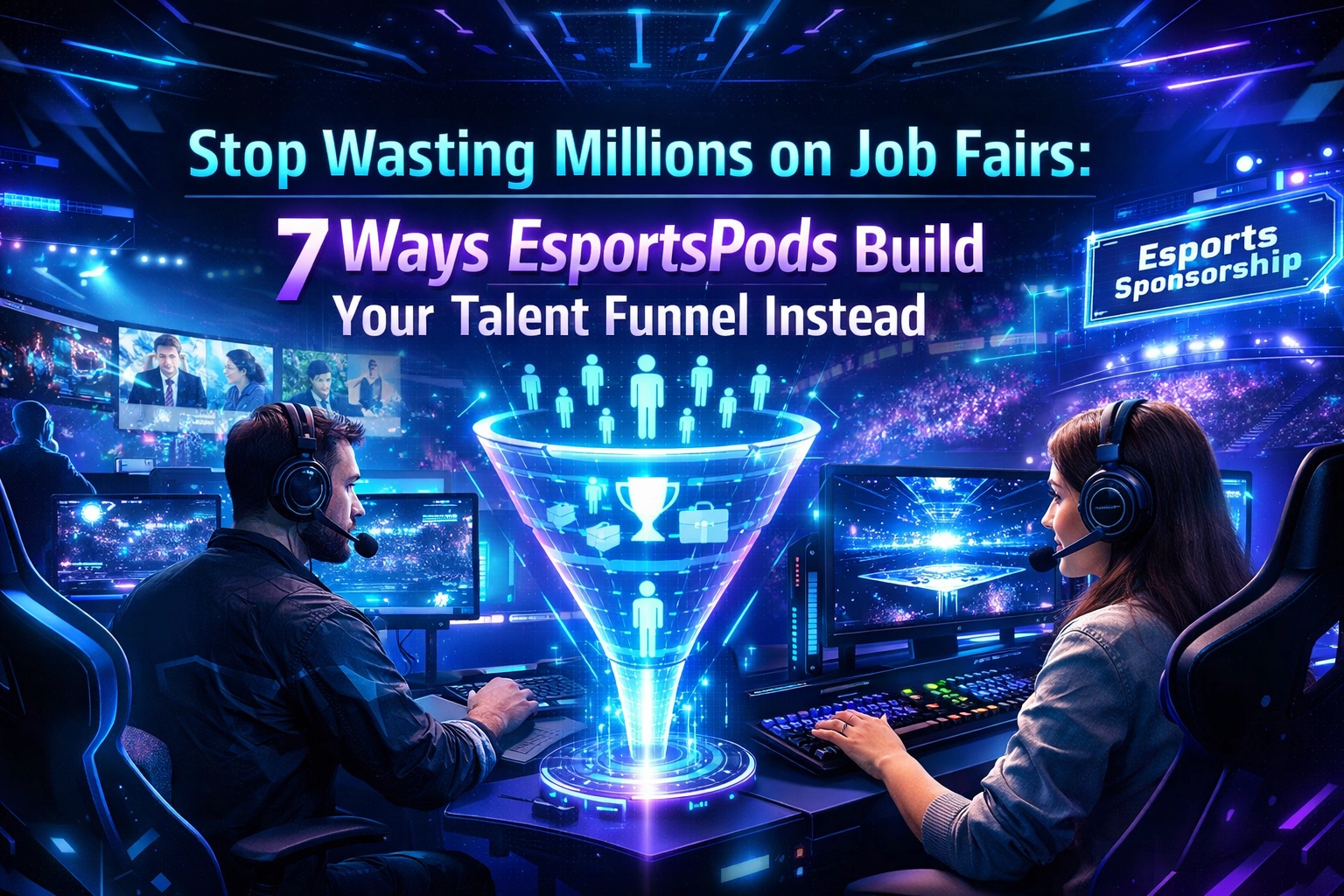 Stop Wasting Millions on Job Fairs: 7 Ways EsportsPods Build Your Talent Funnel Instead