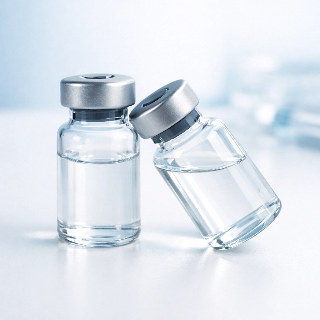 Compounded tirzepatide medication vials for medical weight loss treatment