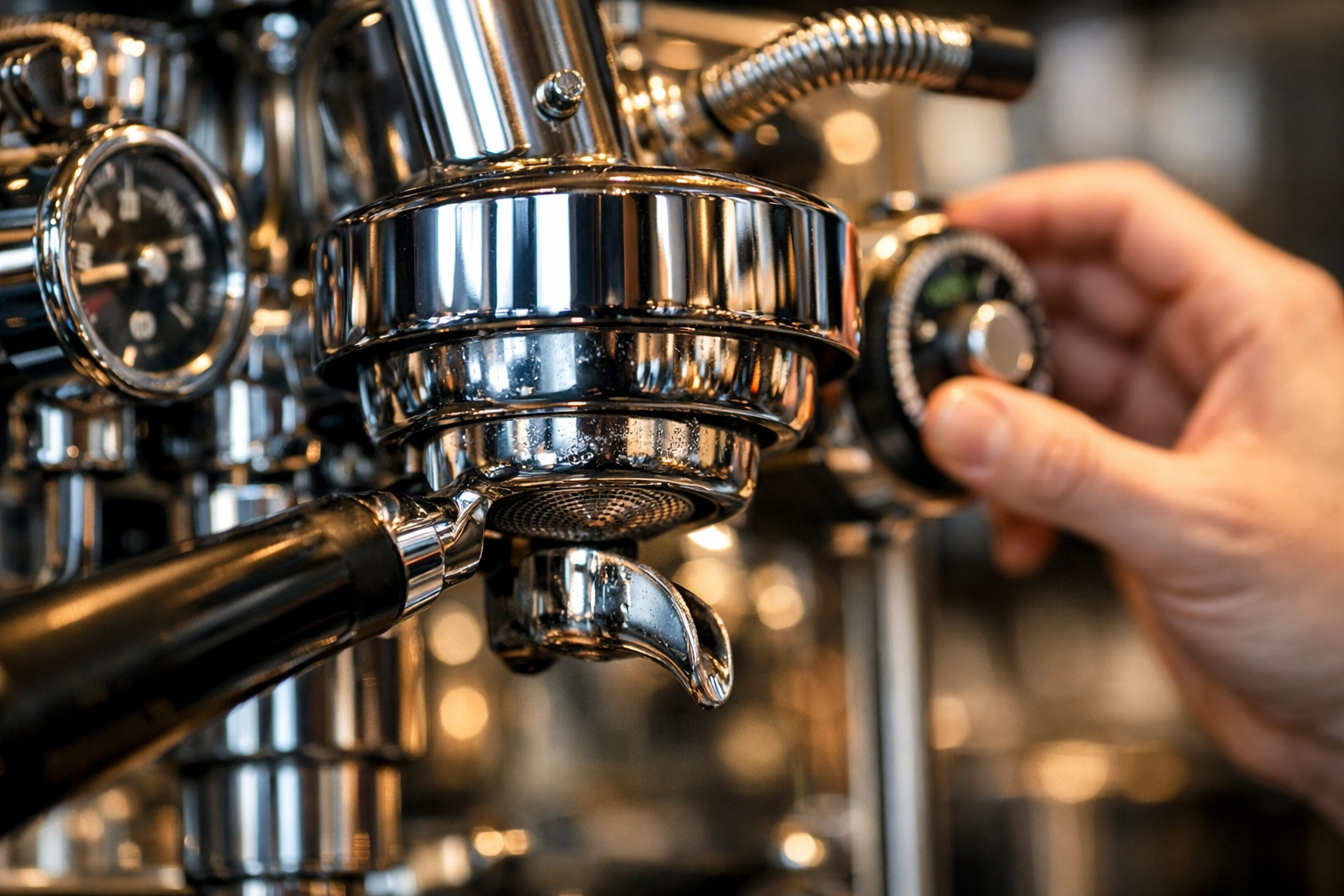 Professional espresso machine maintenance and calibration for wholesale coffee partners.