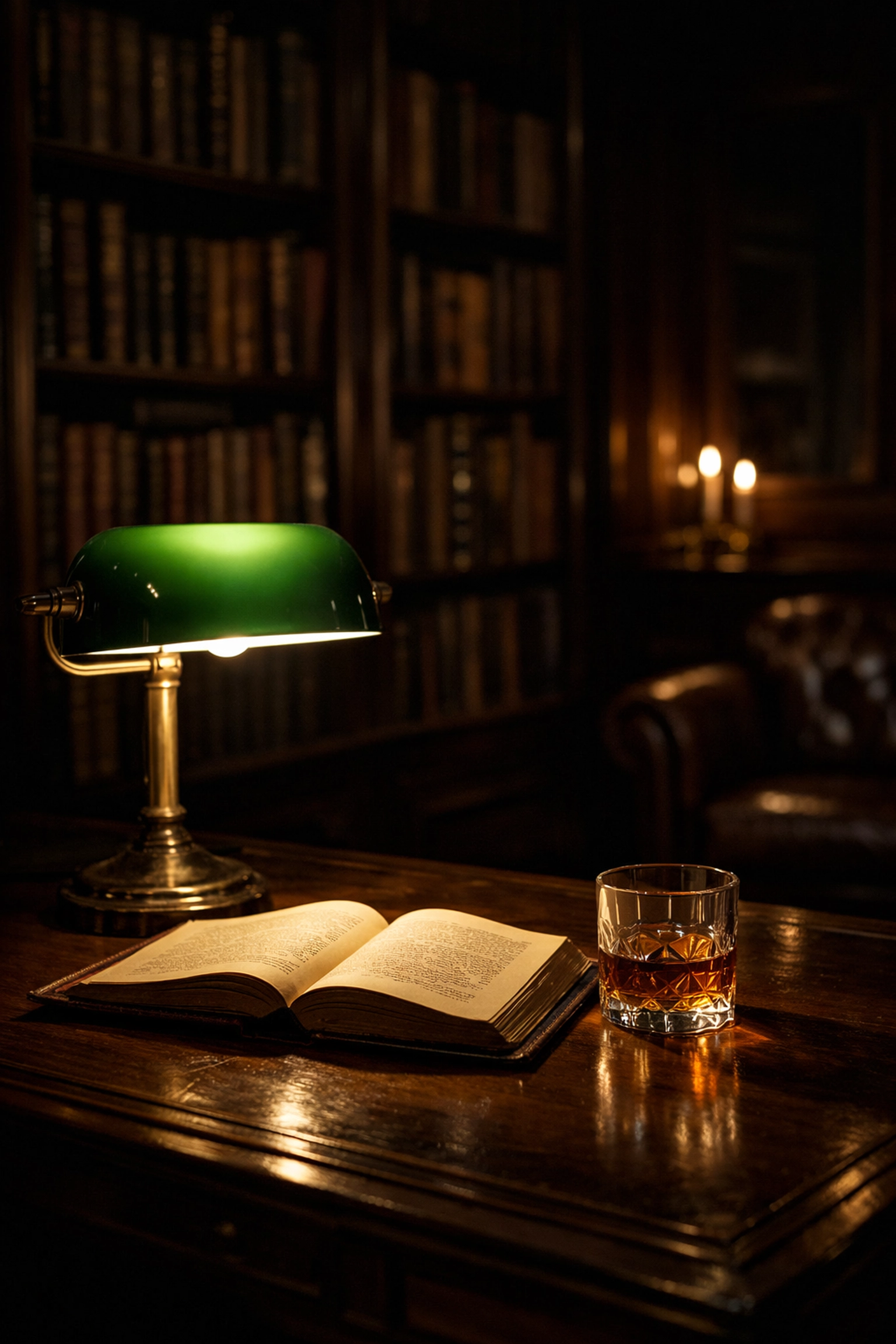 Dimly lit library scene illustrating low light ISO management with Manual Mode 101.