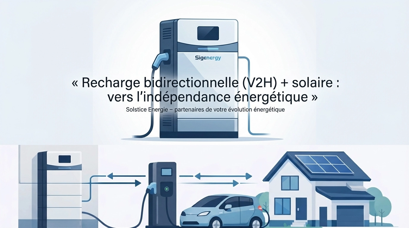 [HERO] Recharge bidirectionnelle (V2H) + solaire : vers l’indépendance énergétique