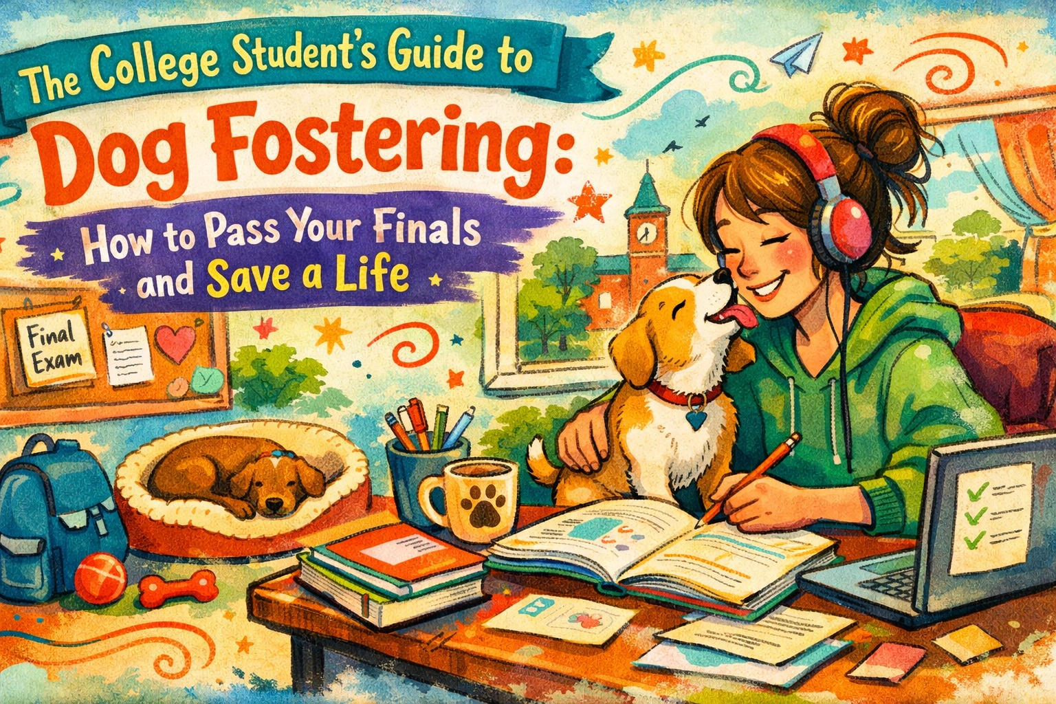 [HERO] The College Student’s Guide to Dog Fostering: How to Pass Your Finals and Save a Life