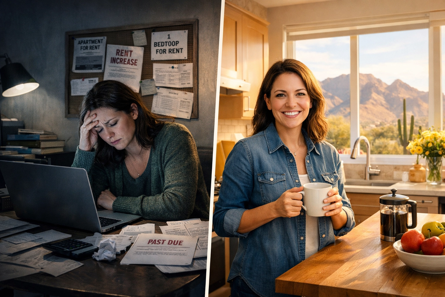 Teacher transitioning from renting apartment to owning home in West Valley Arizona