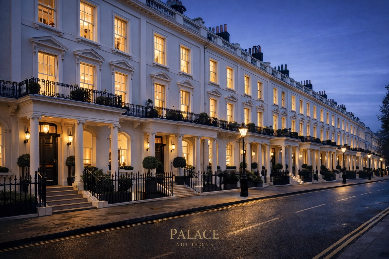 Aspirational Chelsea townhouses and prime central London homes presented in a refined, high-end property marketing style.