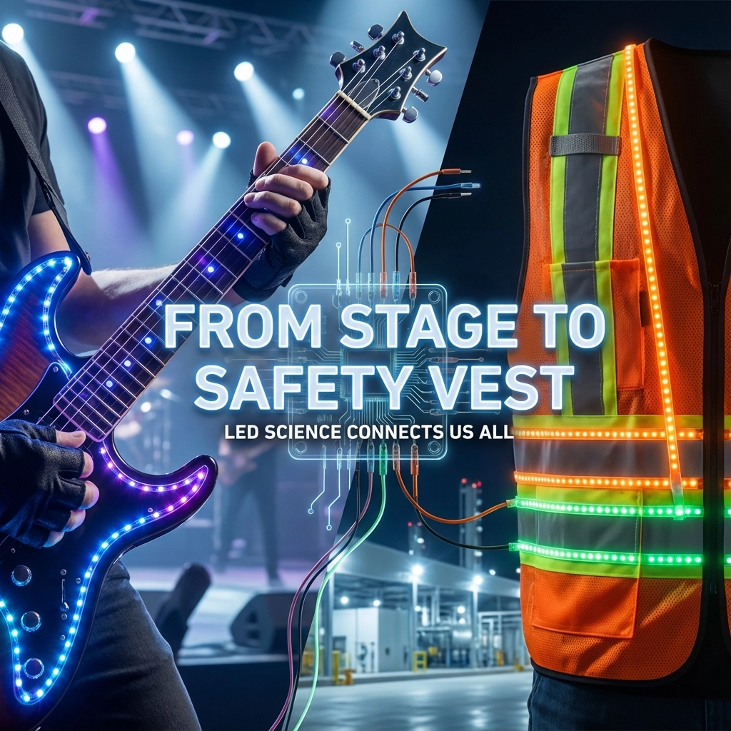 From Stage to Safety Vest: What Musicians and Workers Have in Common With LED Science