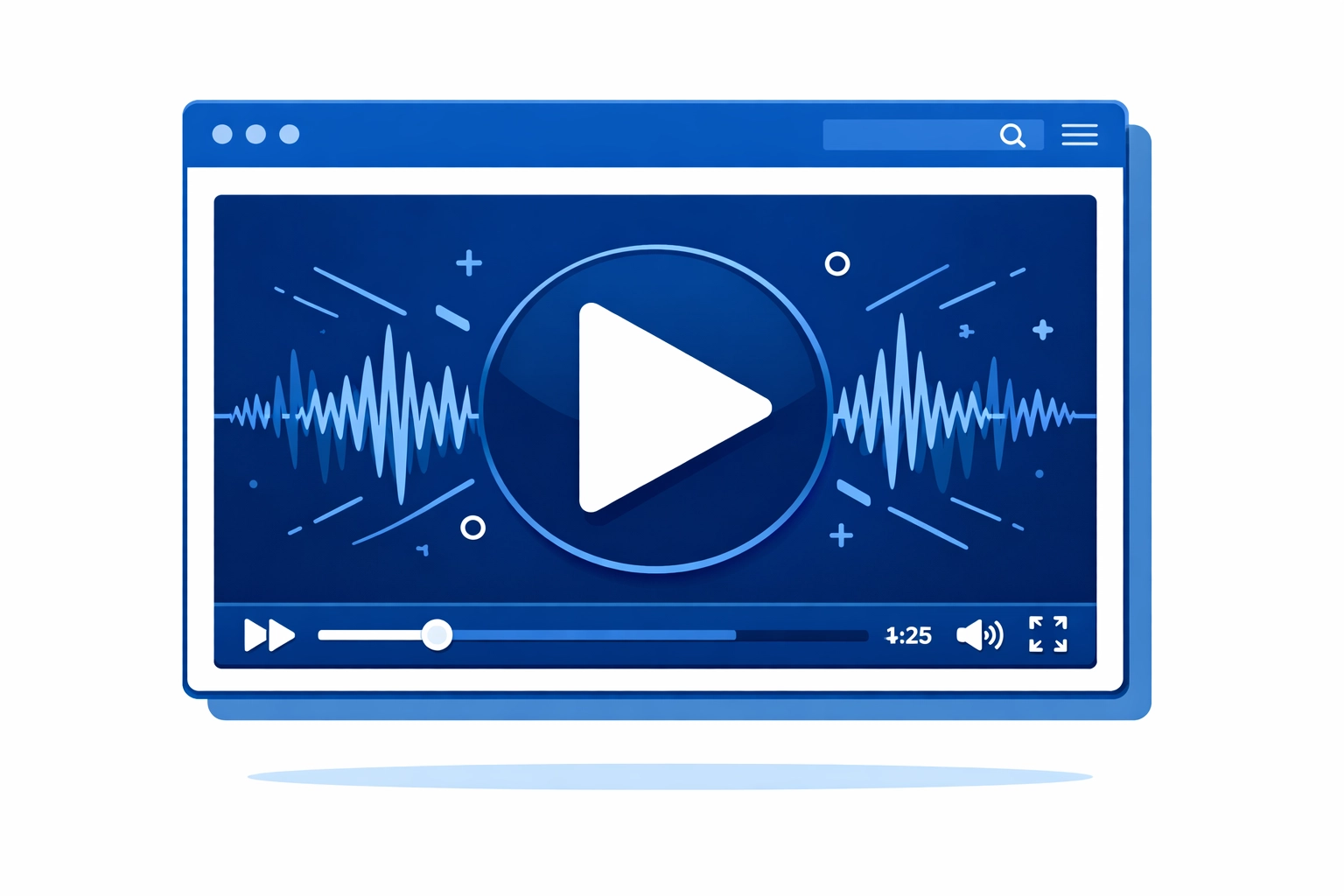 A digital video player on a landing page designed to boost user engagement and conversion rates.