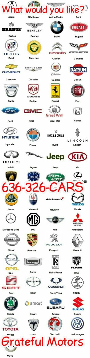 Collage of Automotive Brand Logos