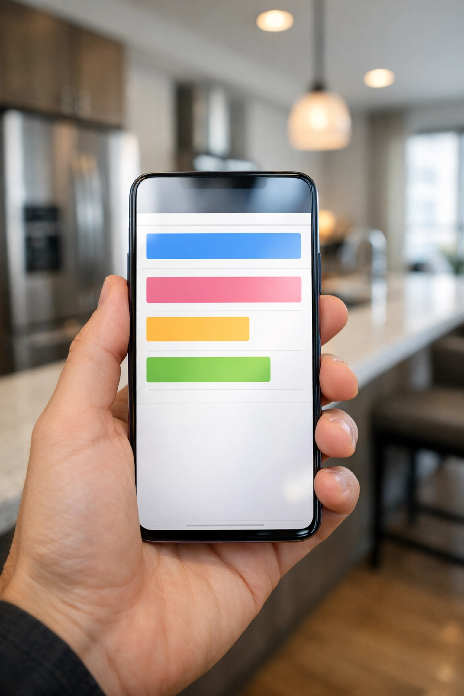 Property manager using a mobile app to automate and schedule professional turnover cleaning services.