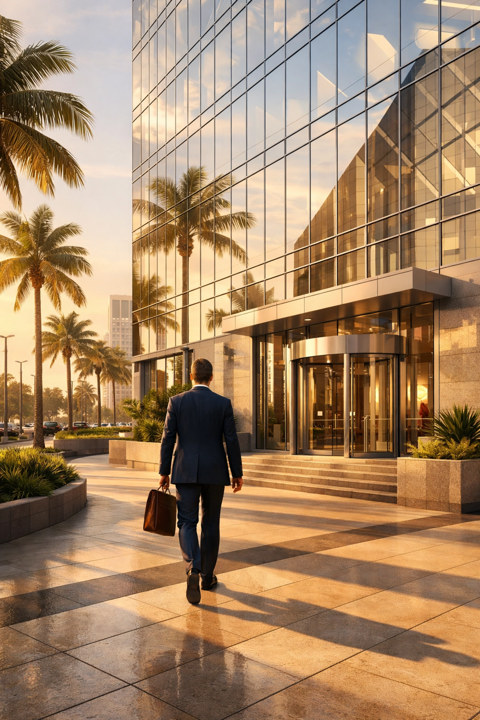 PGA Boulevard executive office building in Palm Beach Gardens Florida