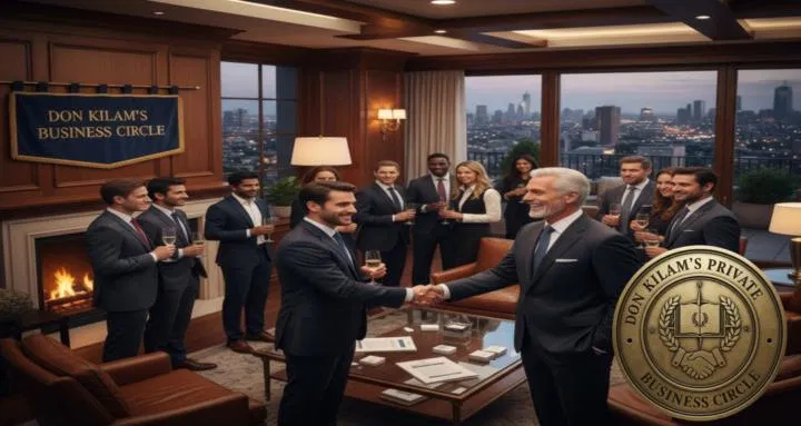 Networking at Don Kilam's Business Circle