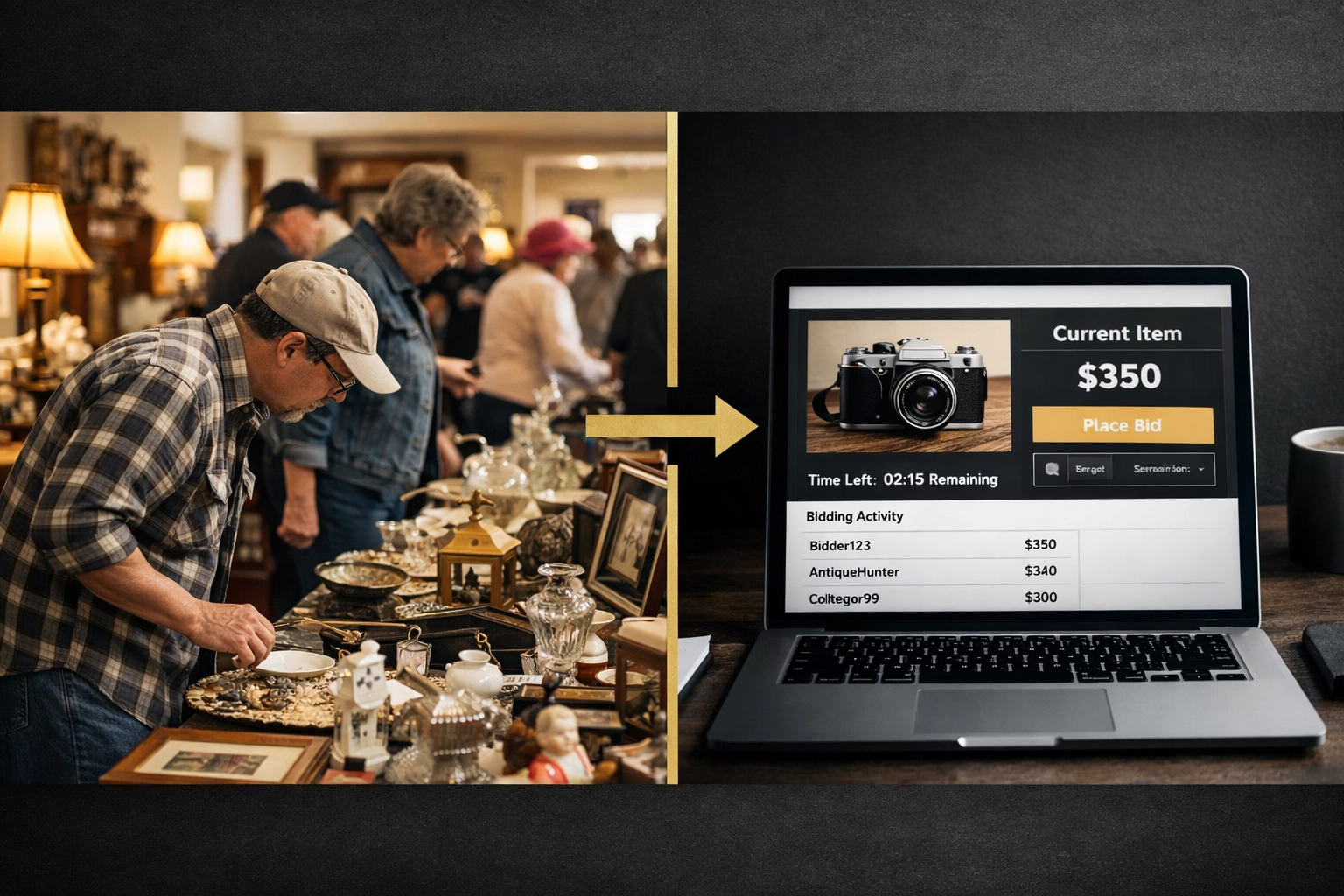 Comparison of traditional estate sale and online auction platforms in Columbus Ohio