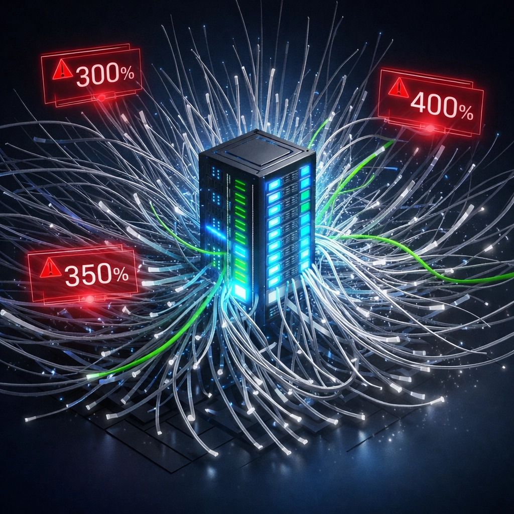 ServiceNow ITOM discovery data overload showing 300% processing increase from excessive granularity