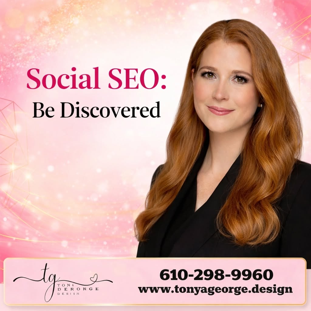 Social SEO Be Discovered - Tonya George Design