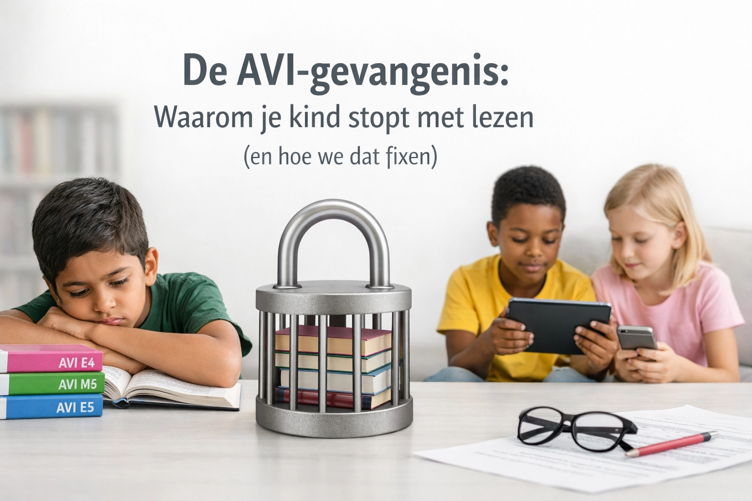 [HERO] De AVI-gevangenis: Waarom je kind stopt met lezen (en hoe we dat fixen)