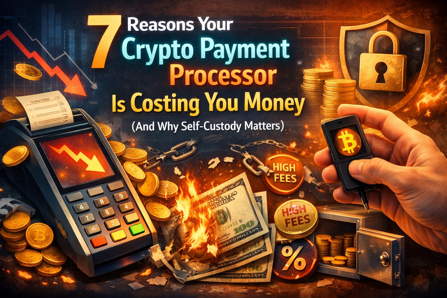 [HERO] 7 Reasons Your Crypto Payment Processor Is Costing You Money (And Why Self-Custody Matters)