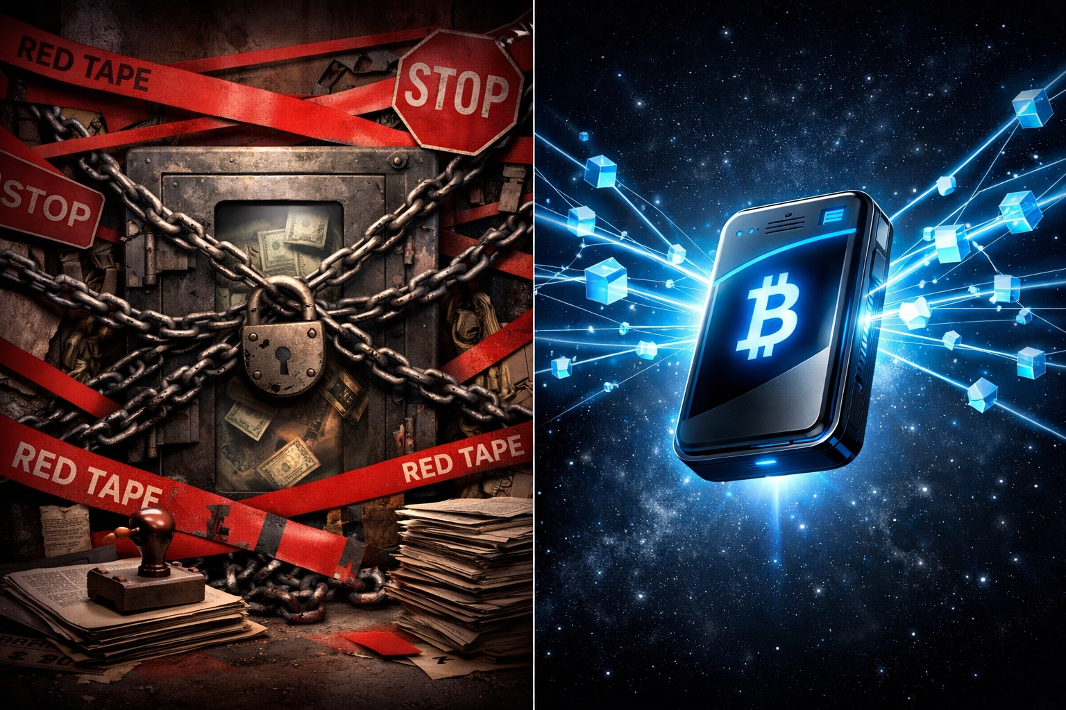 Traditional payment processor restrictions vs. self-custody merchant account freedom