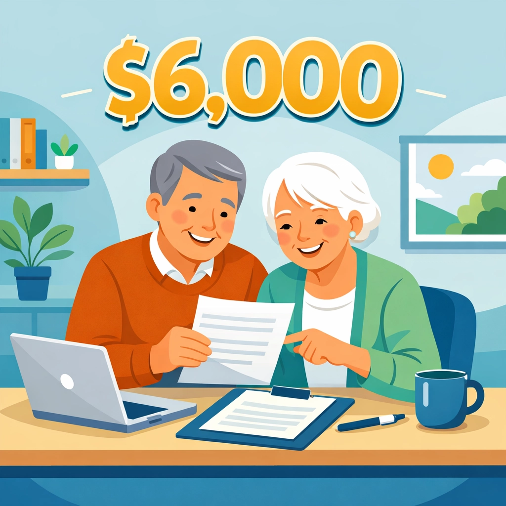 Senior couple reviewing enhanced tax deduction for 2026