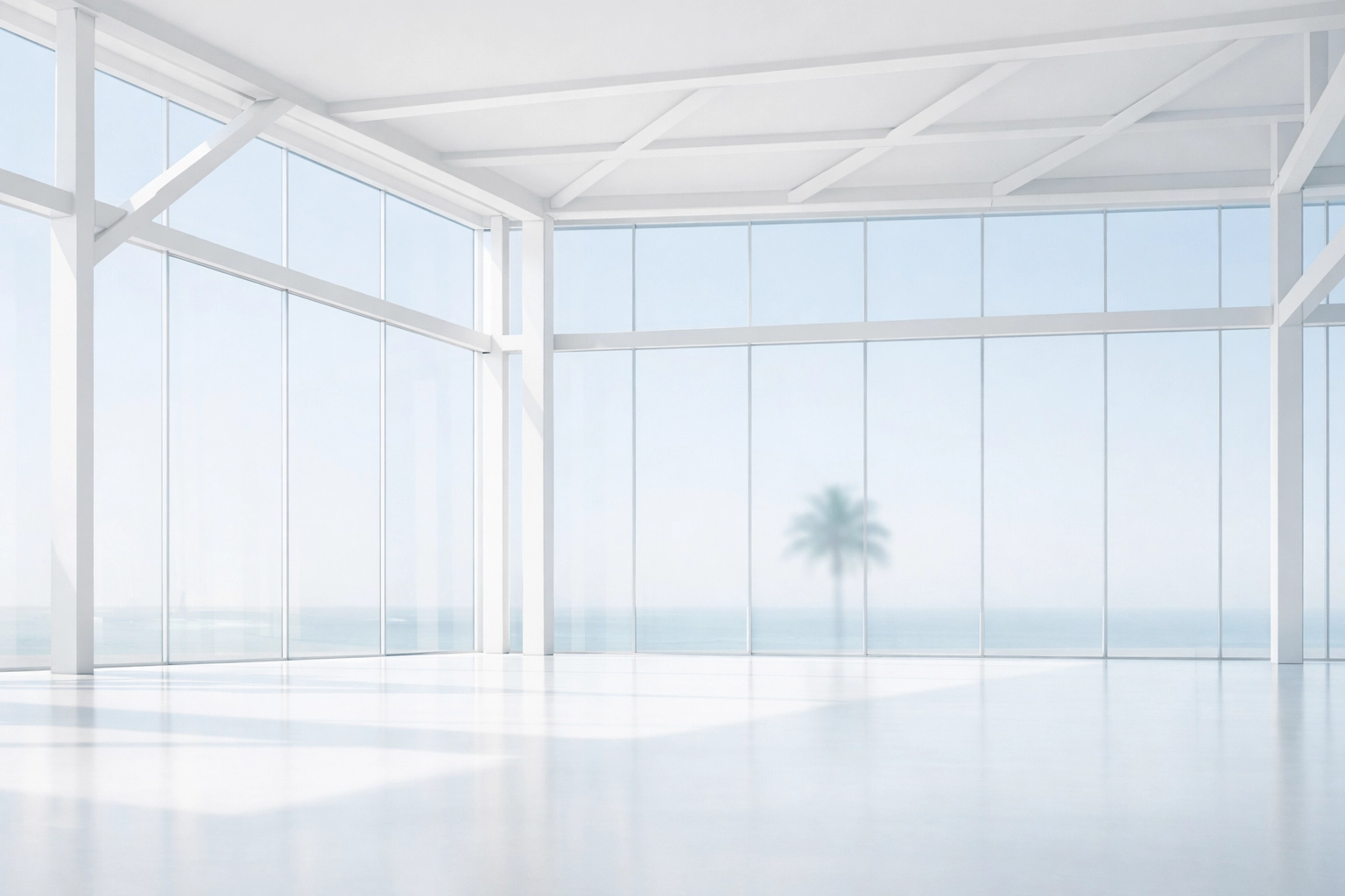 High-end Miami event space and convention center featuring modern architecture and palm tree views.