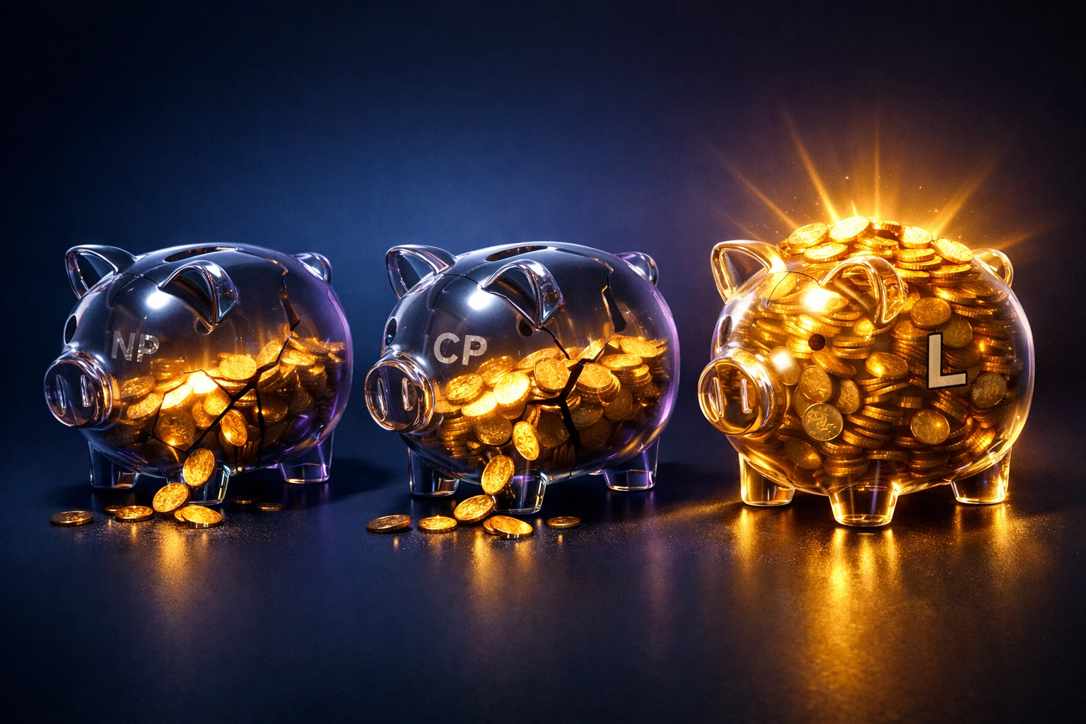 Merchant fee savings comparison showing Larecoin vs NOWPayments vs CoinPayments annual costs