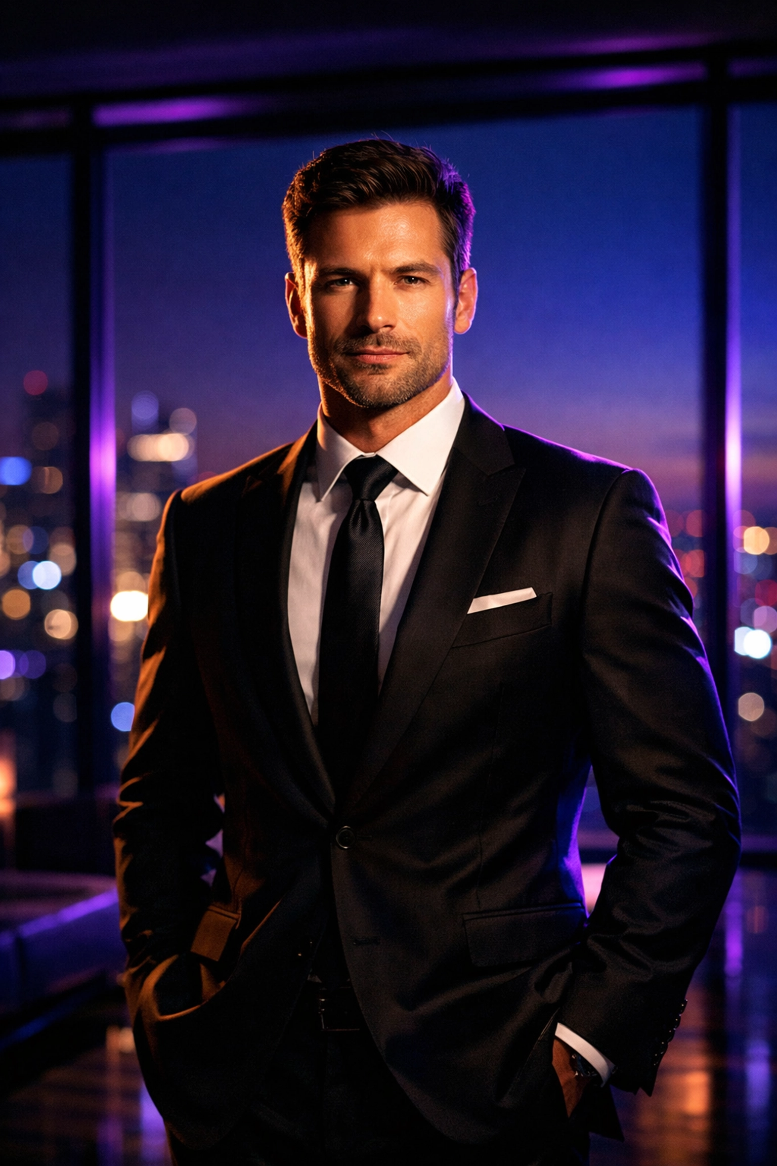 Empowered trustee in a luxury office representing how to build business credit fast and financial freedom.