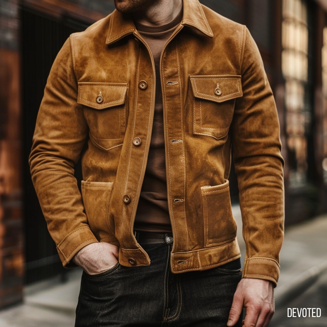Devoted Classic Tan Leather Jacket