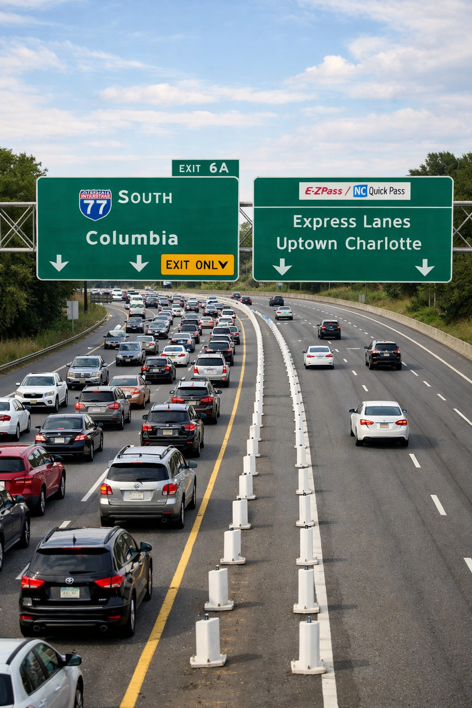 I-77 traffic Charlotte