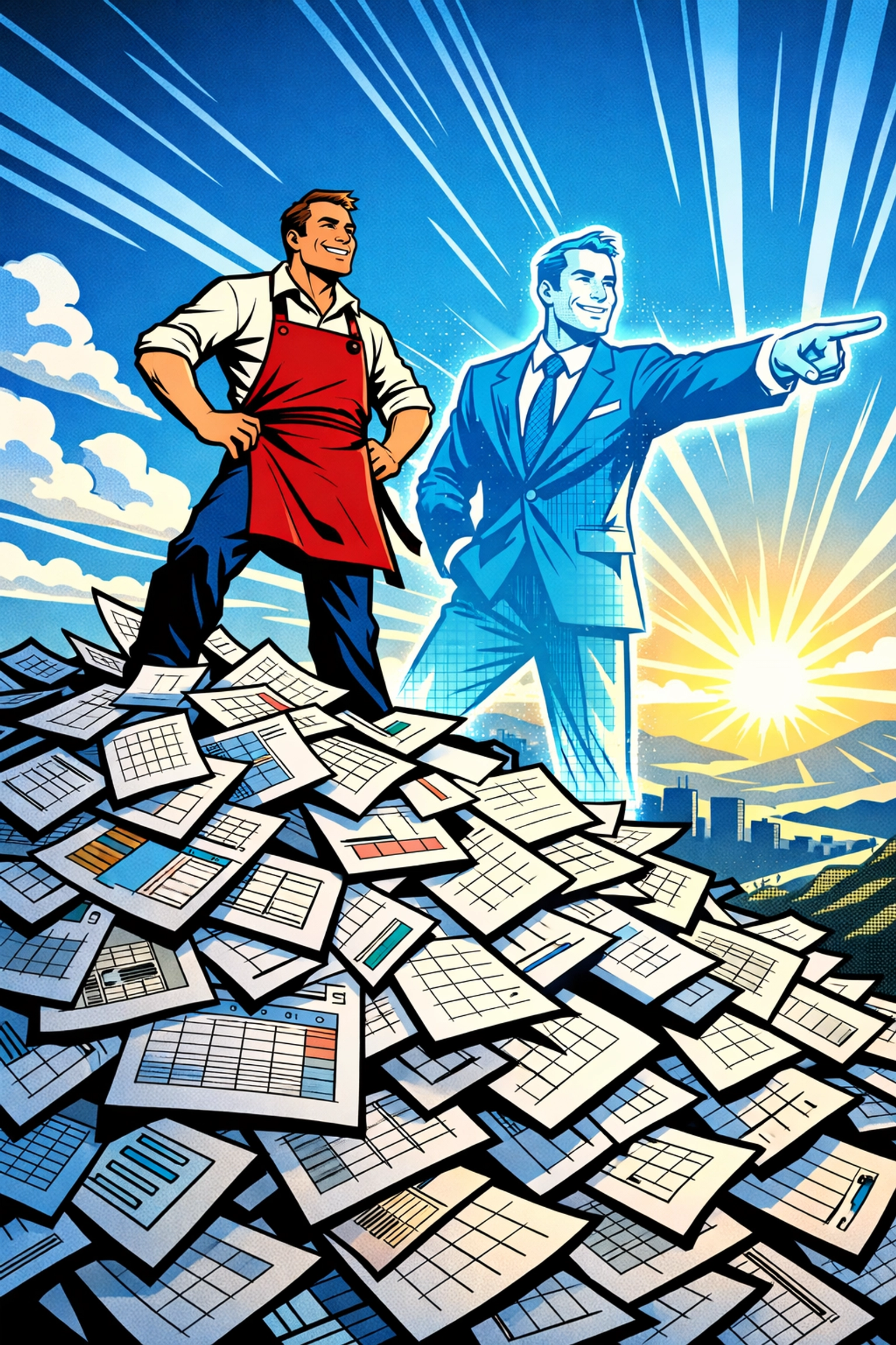 Entrepreneur scaling their company with a helpful ai assistant for small business companion.