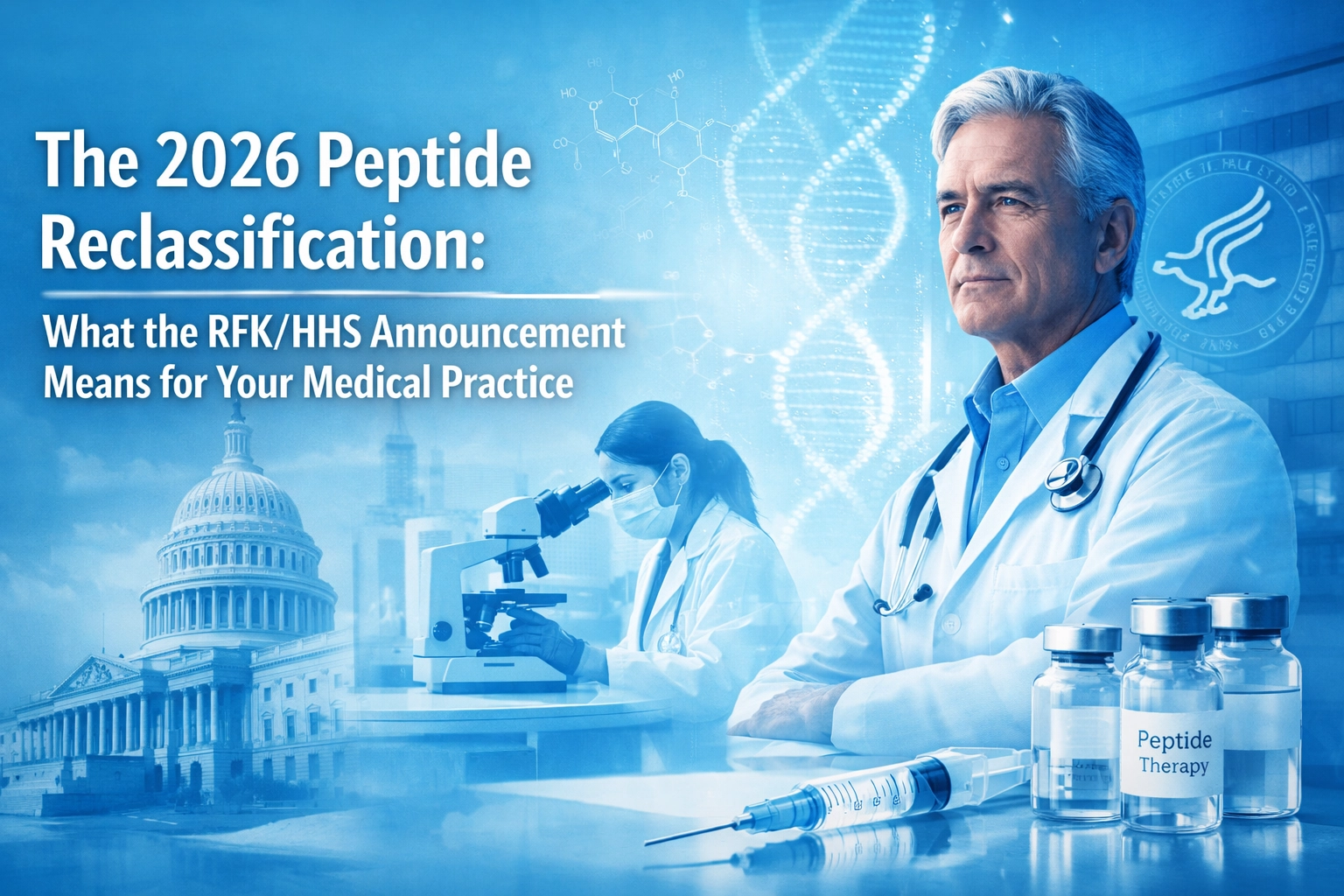 [HERO] The 2026 Peptide Reclassification: What the RFK/HHS Announcement Means for Your Medical Practice