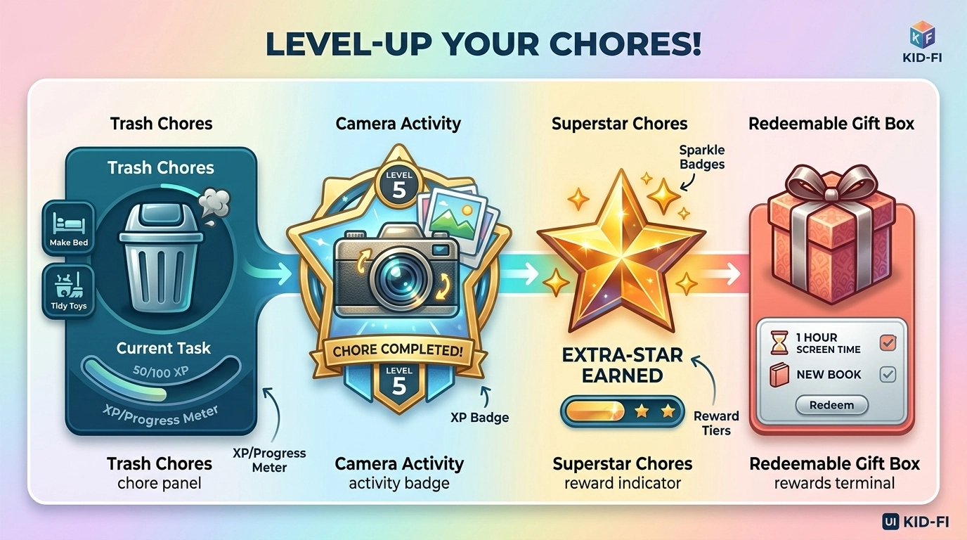 XP and Rewards logic flow