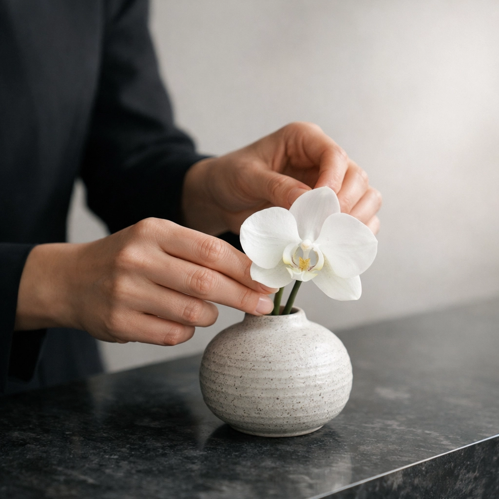 Hotel staff demonstrating hospitality DNA through detail-oriented service and quality standards.