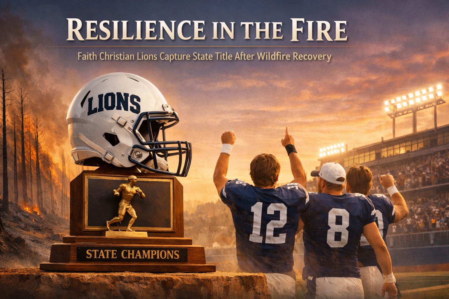[HERO] Resilience in the Fire: Faith Christian Lions Capture State Title After Wildfire Recovery