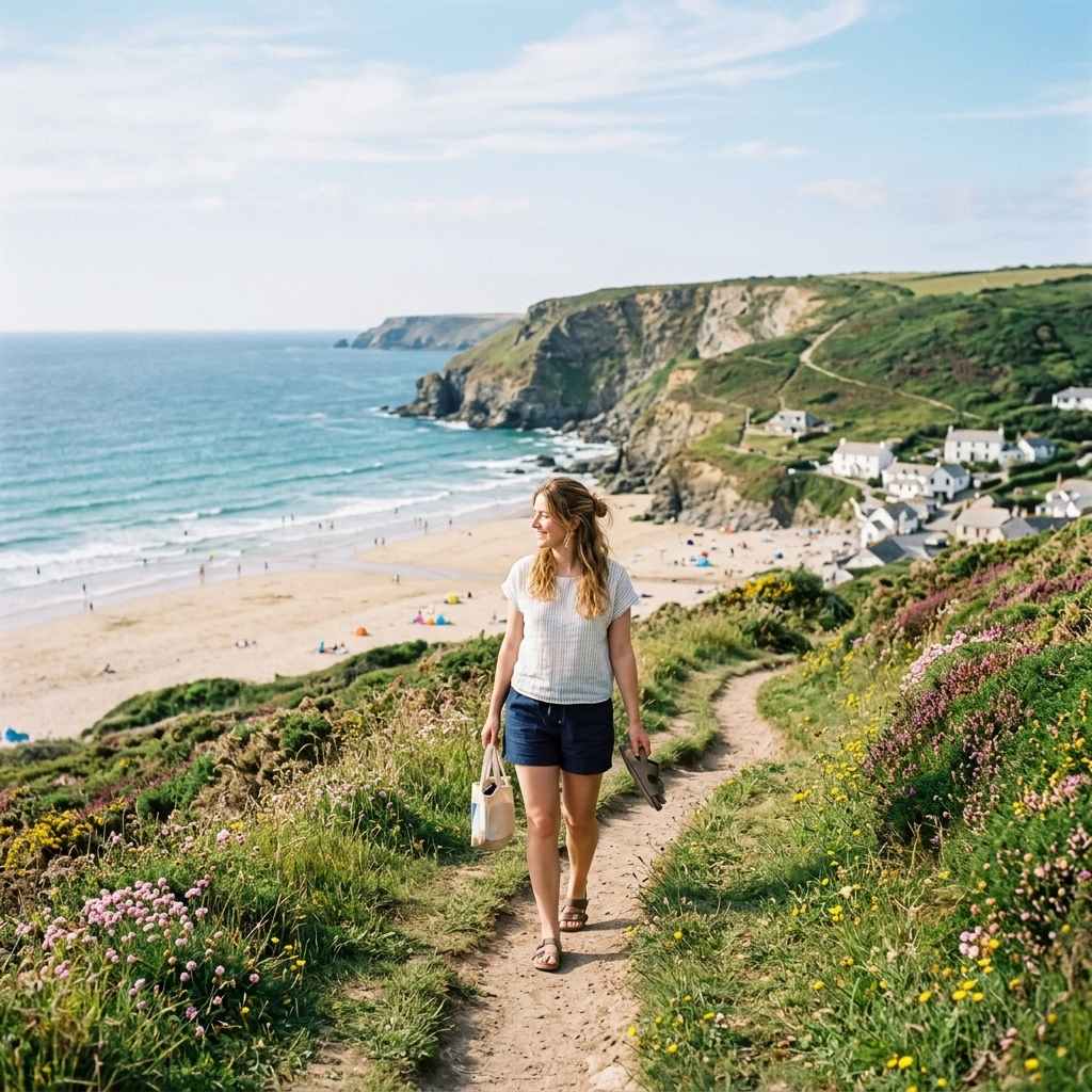 [HERO] Ditch the Keys: The Stress-Free Guide to a Car-Free Break in Porthtowan