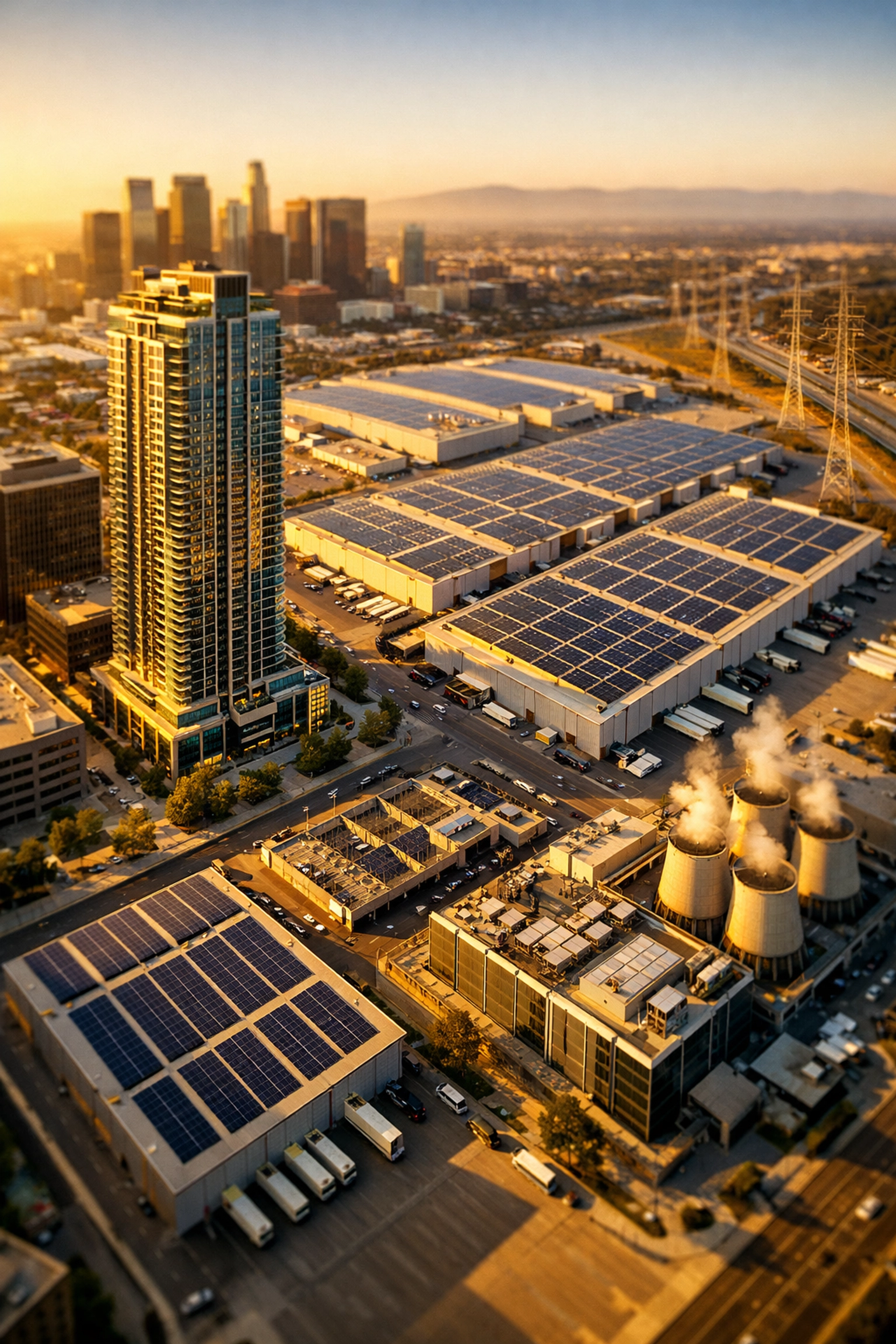 Infrastructure and real estate investment portfolio including commercial property and transmission assets