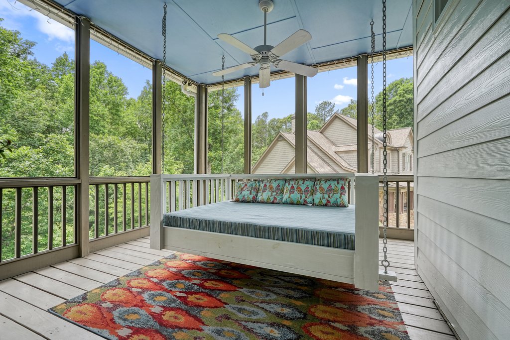 Relaxing deck space for enjoying the outdoors