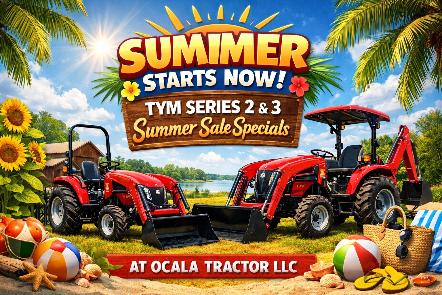 [HERO] Summer Starts Now: TYM Series 2 & 3 Summer Sale Specials at Ocala Tractor LLC