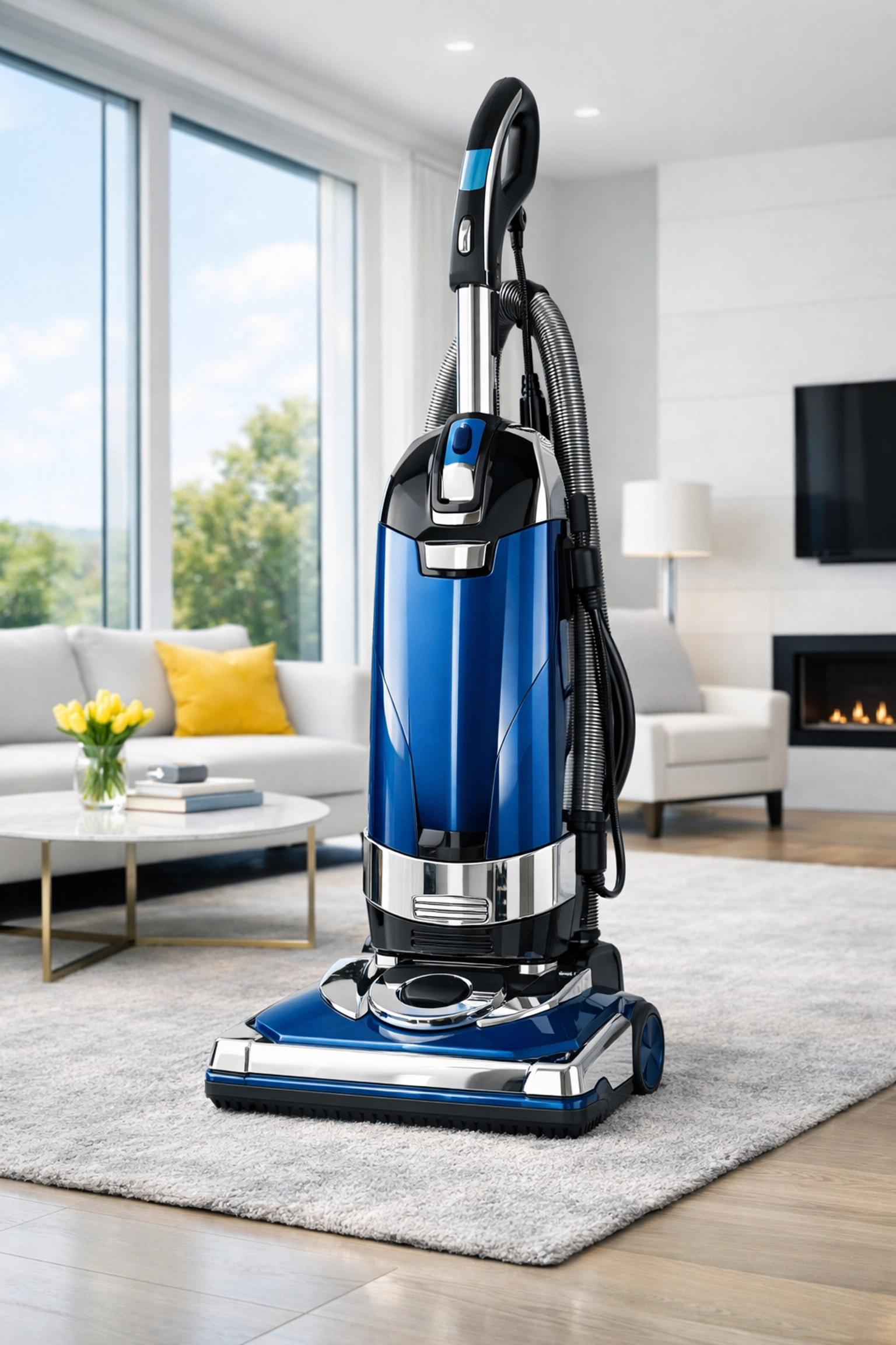 Commercial HEPA vacuum used by experts when professional cleaning companies bring their own supplies for house cleaning.