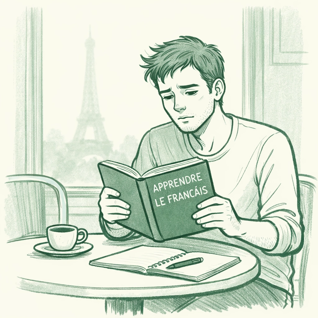 LGBTQ+ asylum seeker studying French in Paris café rebuilding life after escaping Chechnya