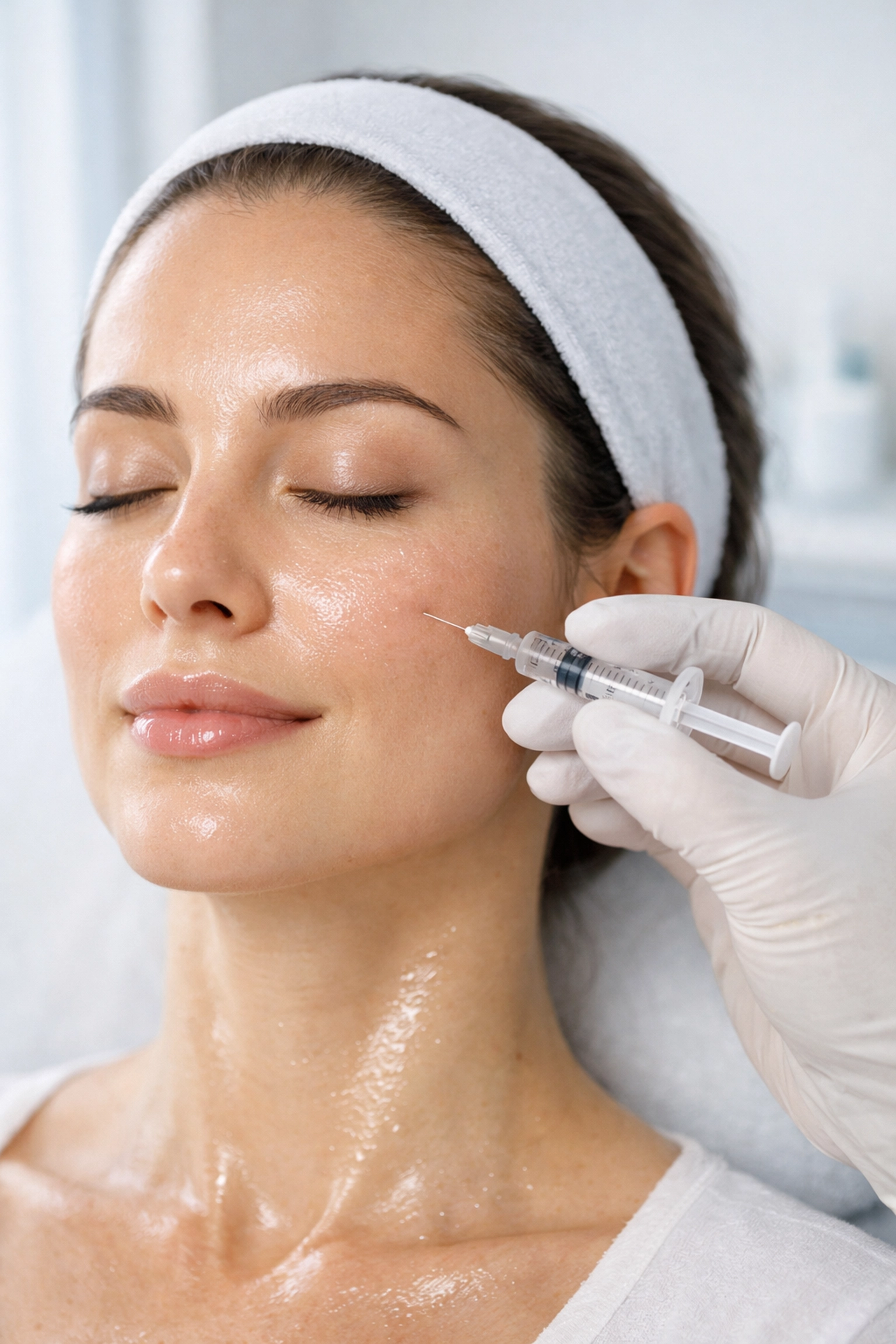 Skin booster injection treatment for radiant, hydrated skin at Lancashire clinic