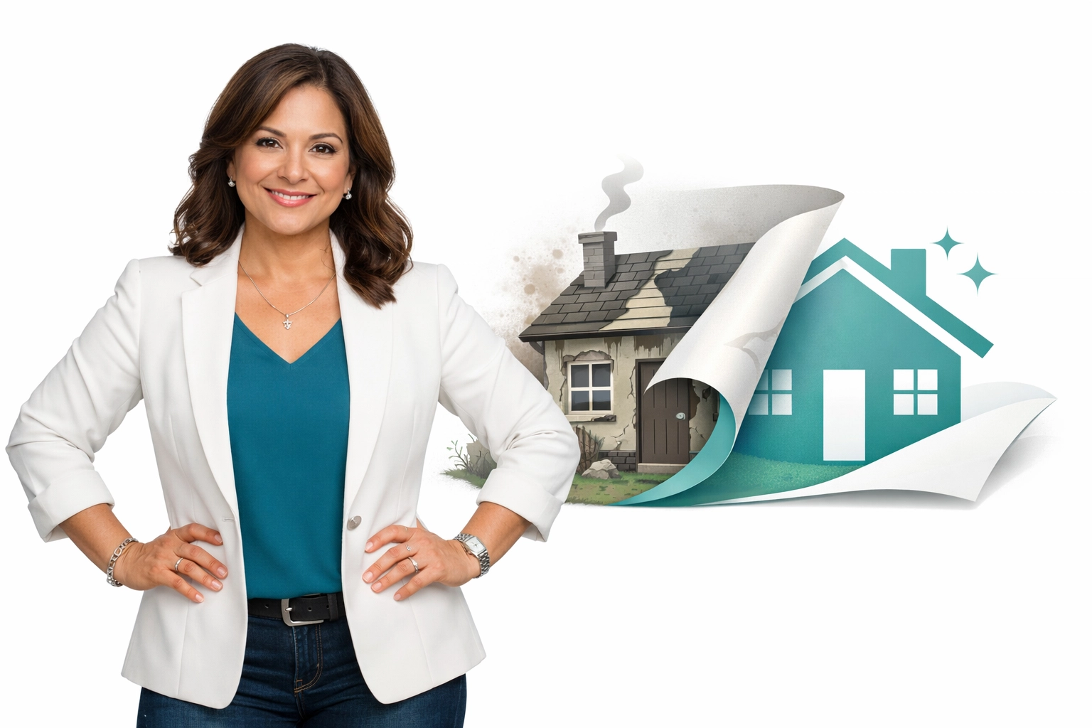 Angeles illustrating a simple as-is house sale in Lee County to avoid expensive home repairs.