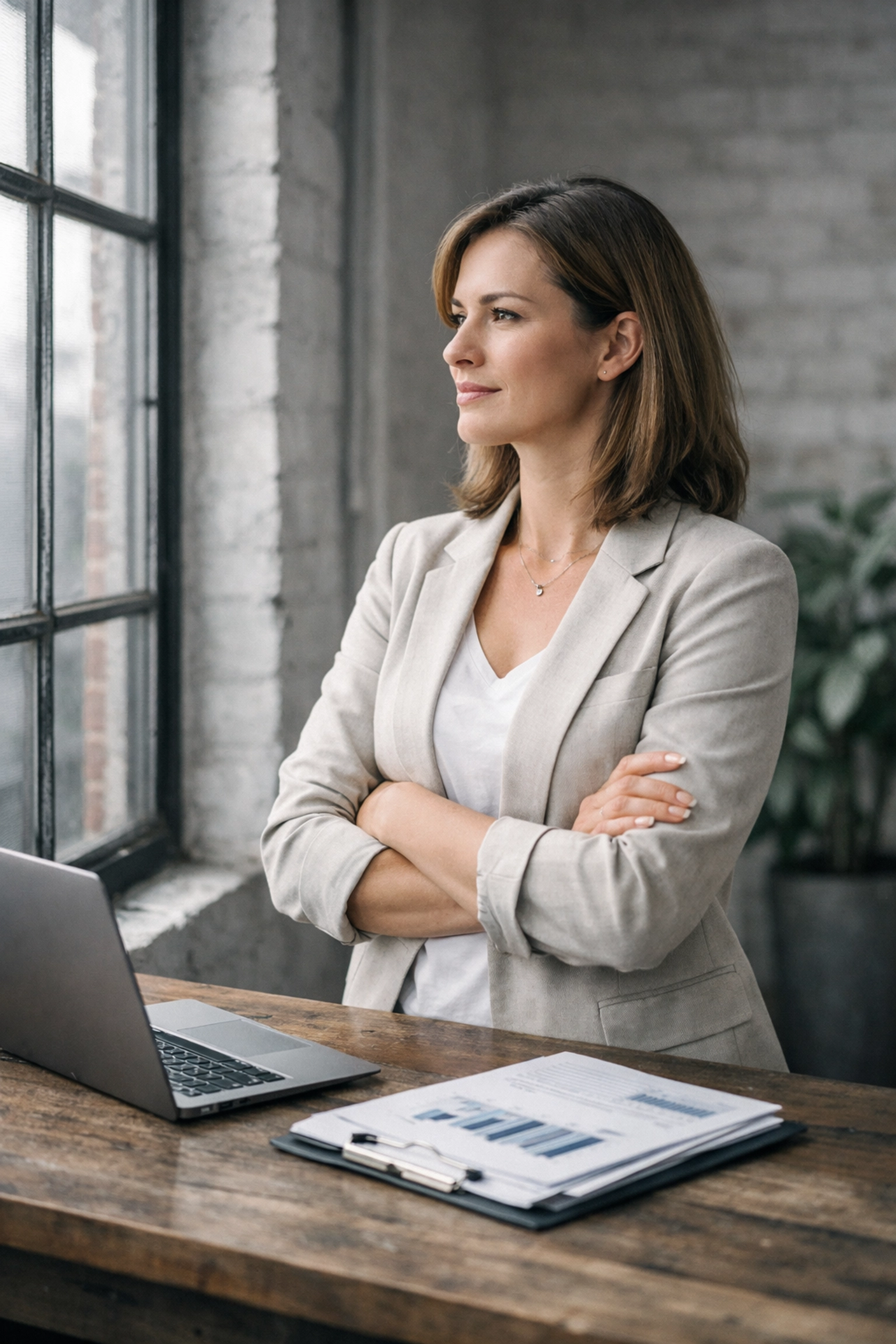 Business owner in the growth stage considering working capital loans to scale her company.