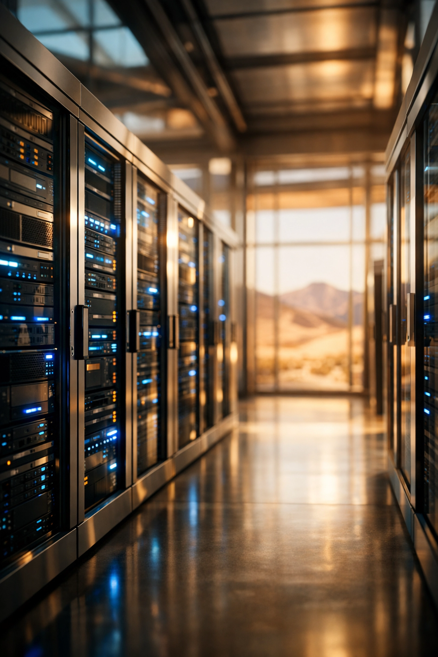 Modern AI data center infrastructure in GCC region supporting startup ecosystem investments