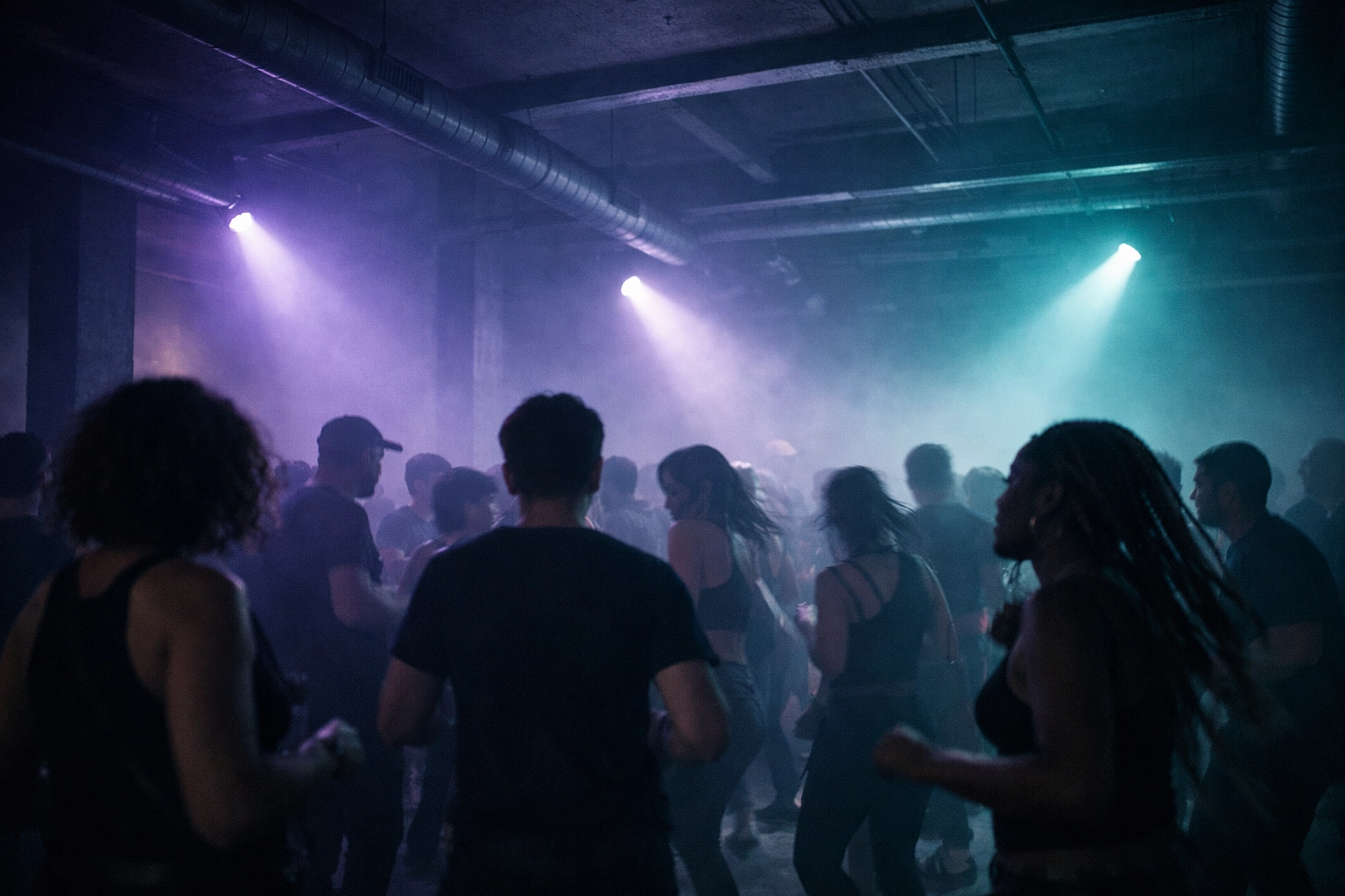Nightlife at a Montreal club in the Quartier Latin, authorized for 24-hour operation under the Nuits Montréal project.